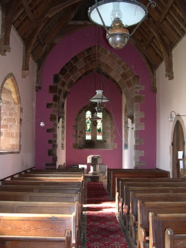 The interior of Ponsonby Church.