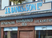 Banks Shop in Cockermouth.