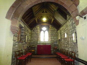 Small chapel in Bromfield Church.