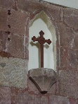 Cross in St Oswald's Church.