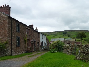 Cottages and countryside in Croglin.