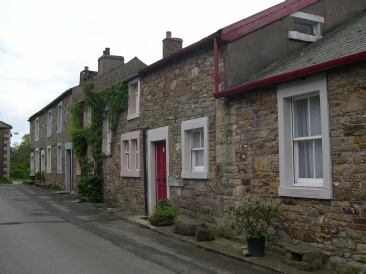 Cottages in the village of Caldbeck. 