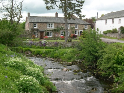 A view of the village of Caldbeck.  