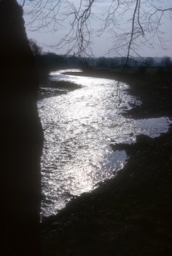 The River Caldew in Dalston.