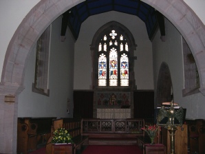Altar in Lamplugh Church.
