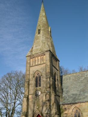 The spire of Rockcliffe Church
