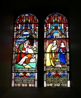 Stained glass window, Crosscanonby.