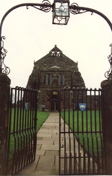 The abbey at Holm Cultram.