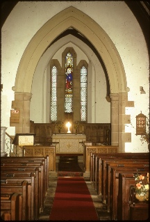 Inside Gilsland Church.