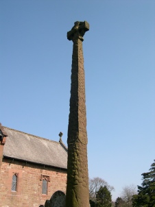 Viking cross in Gosforth.