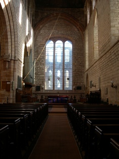 Aisle in Lanercost Church.